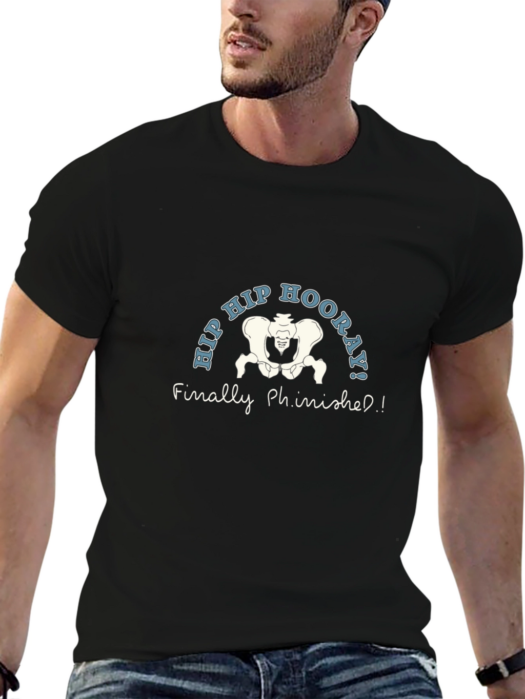 Hip Hip Hooray! Anatomy Pun T-Shirt