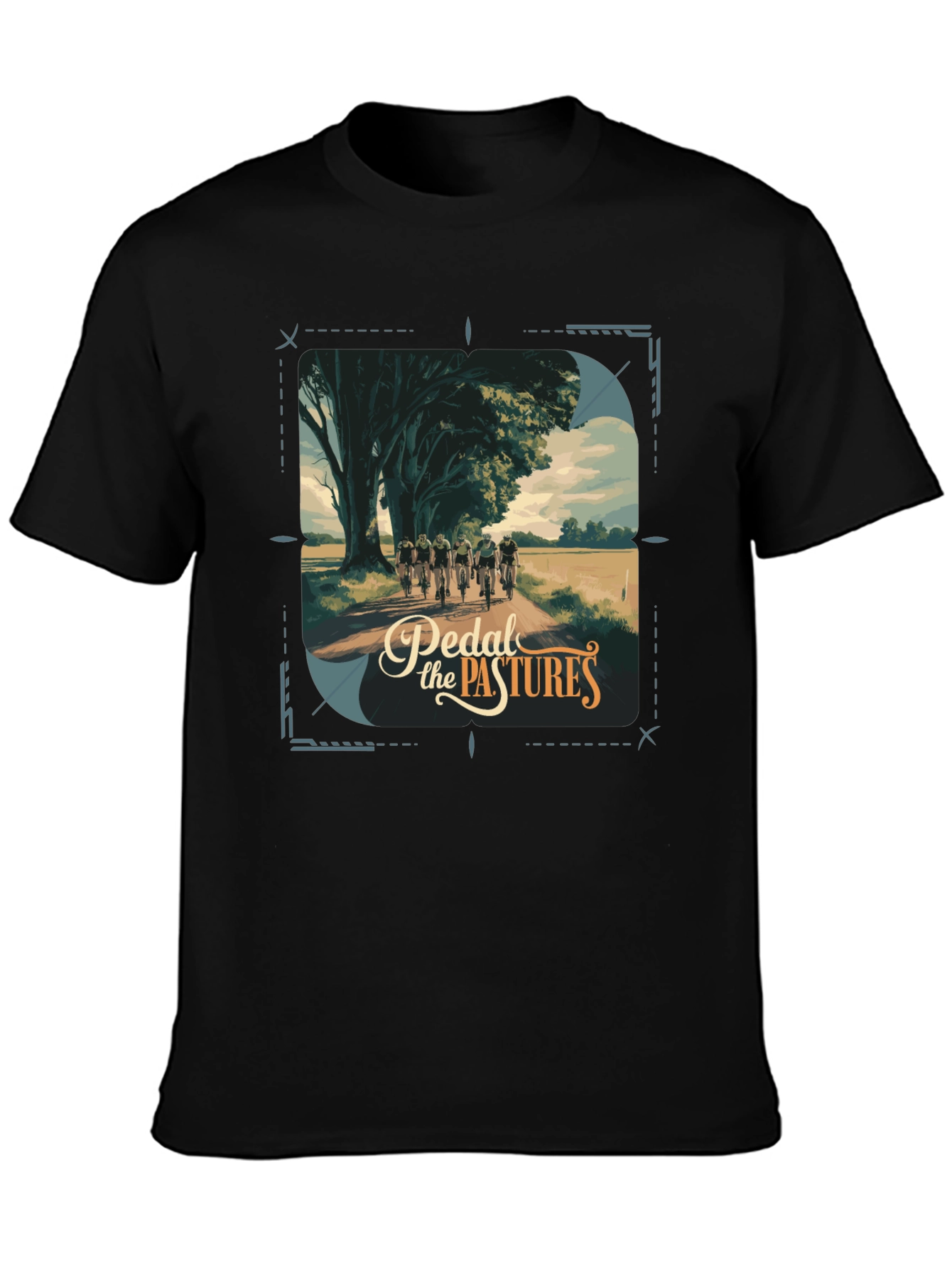 Pedal the Pastures Graphic T-Shirt