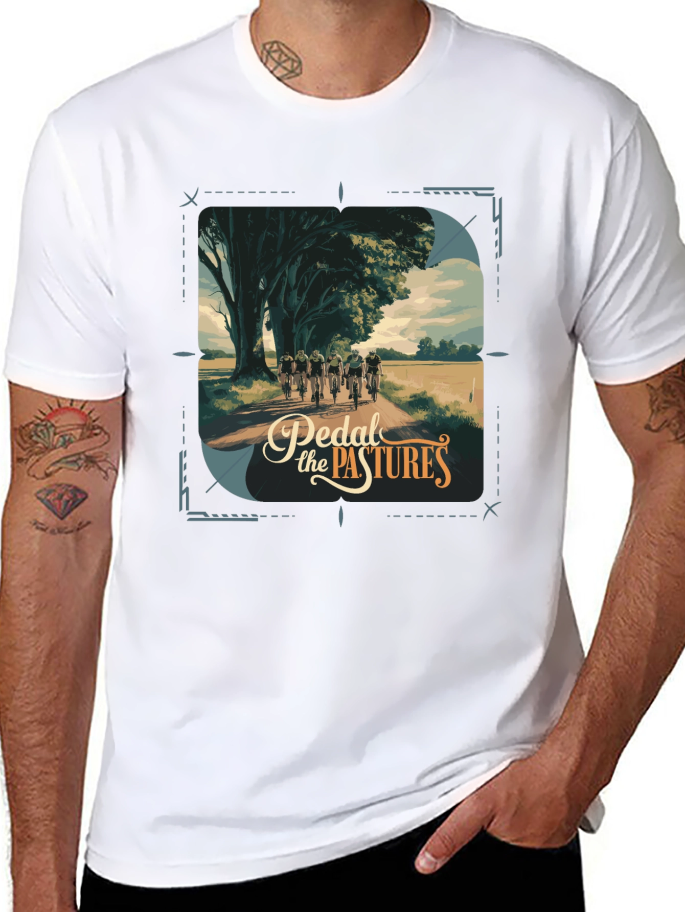 Pedal the Pastures Graphic T-Shirt