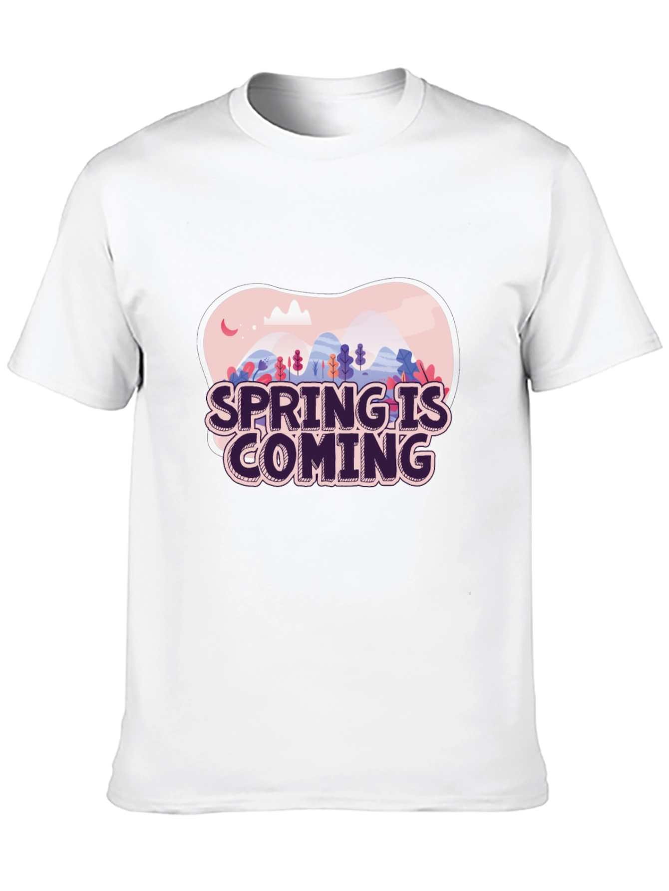 Spring is Coming T-Shirt - Stylish Graphic Tee