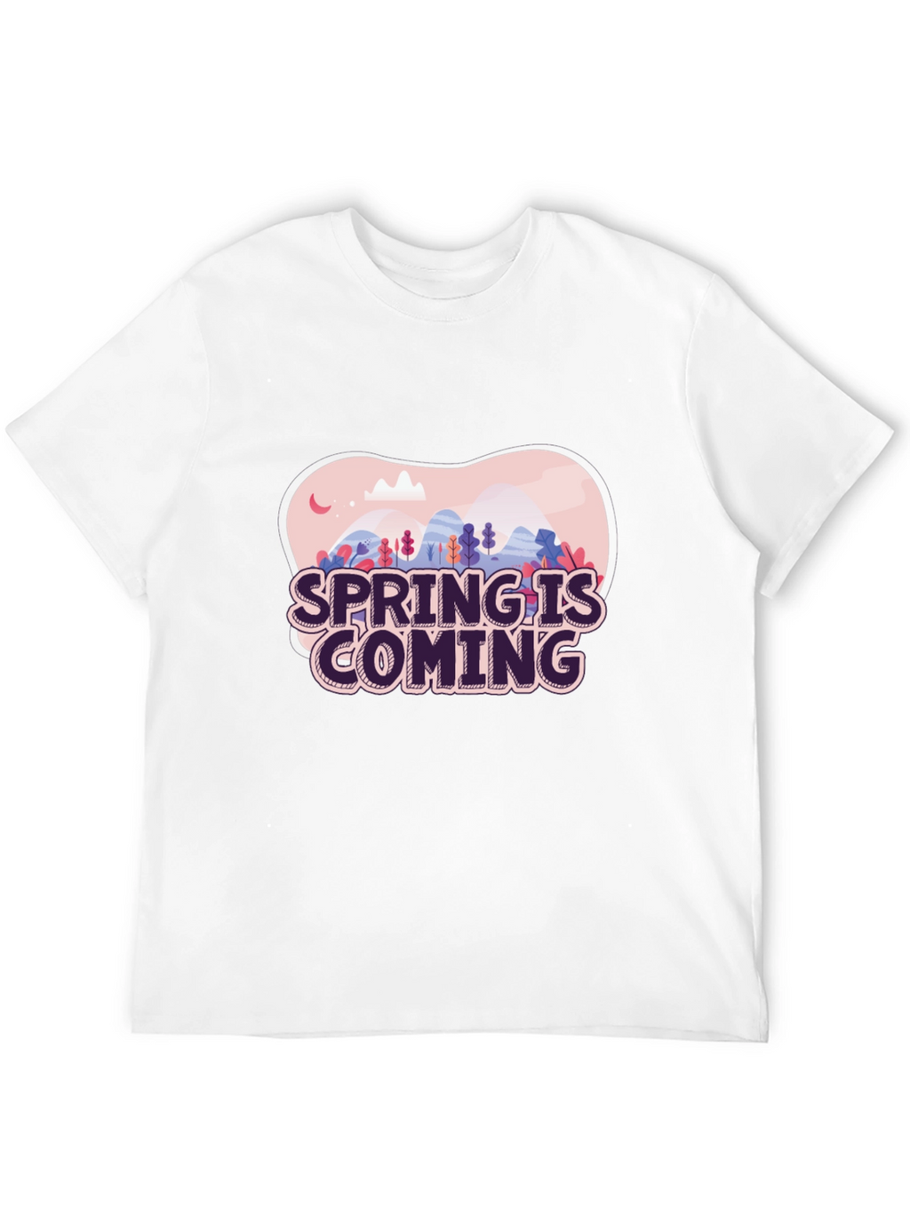 Spring is Coming T-Shirt - Stylish Graphic Tee