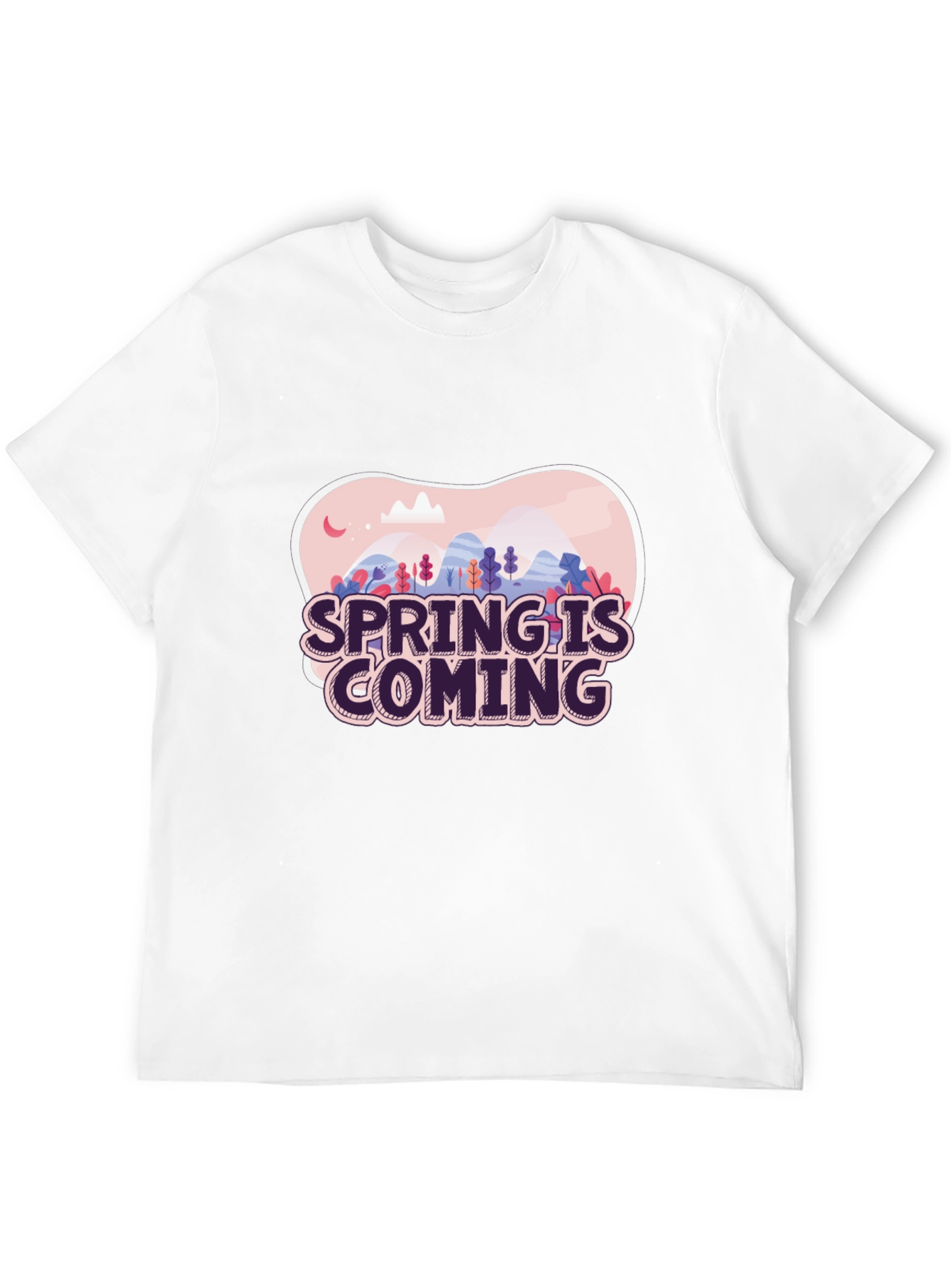 Spring is Coming T-Shirt - Stylish Graphic Tee
