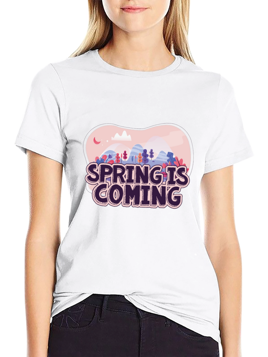 Spring is Coming T-Shirt - Stylish Graphic Tee