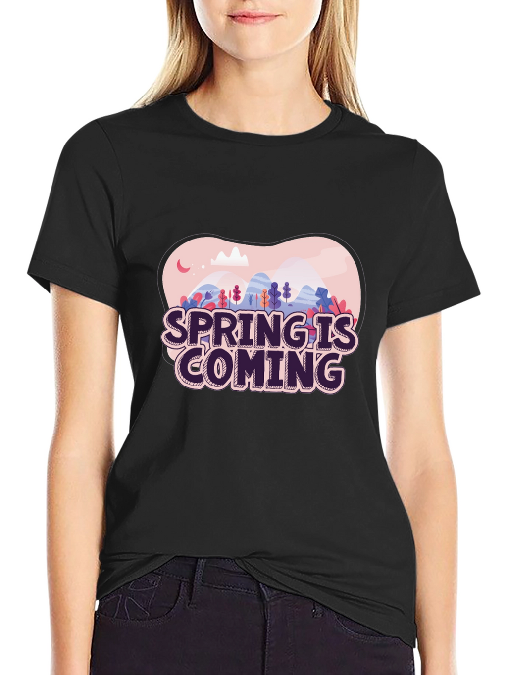Spring is Coming T-Shirt - Stylish Graphic Tee