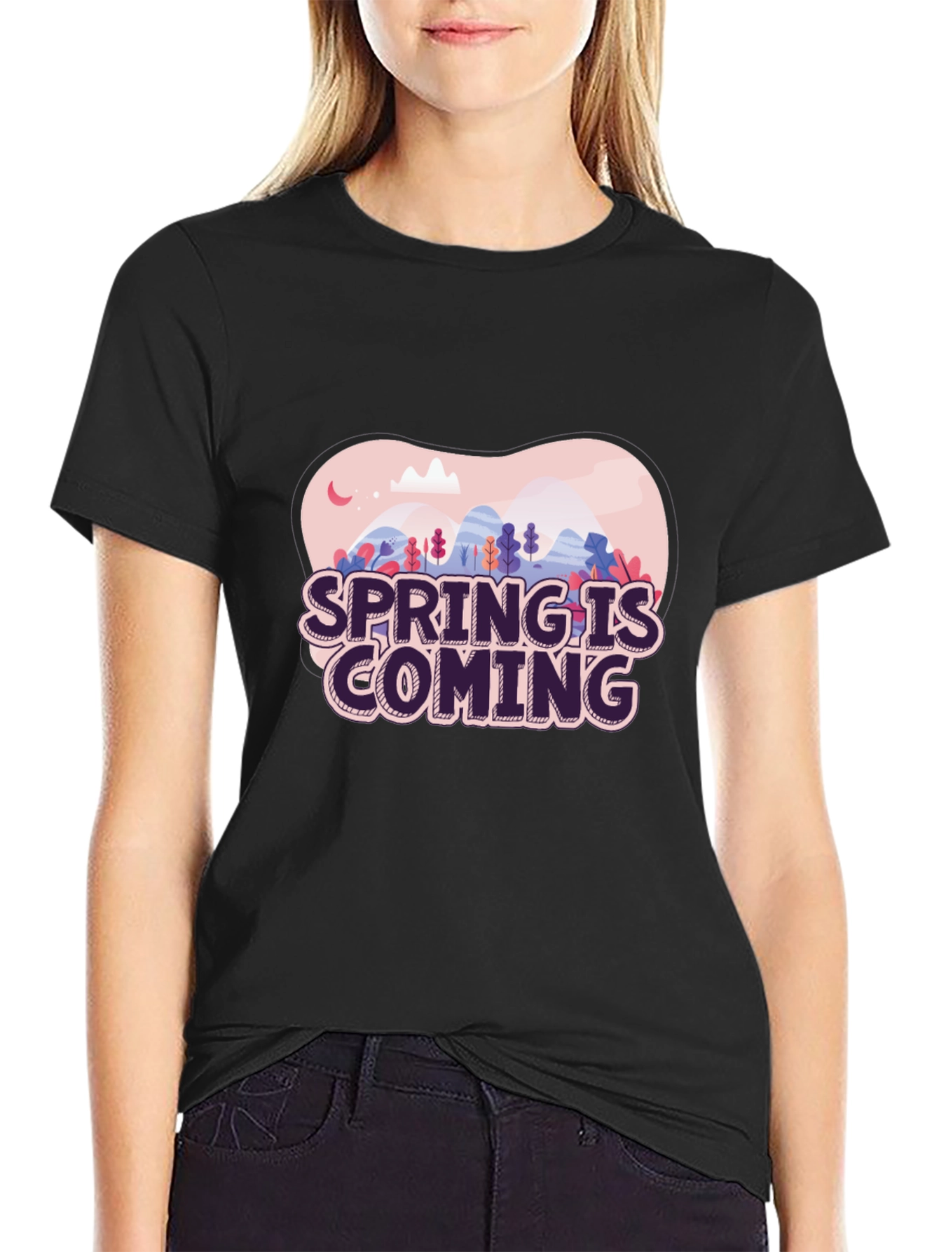 Spring is Coming T-Shirt - Stylish Graphic Tee