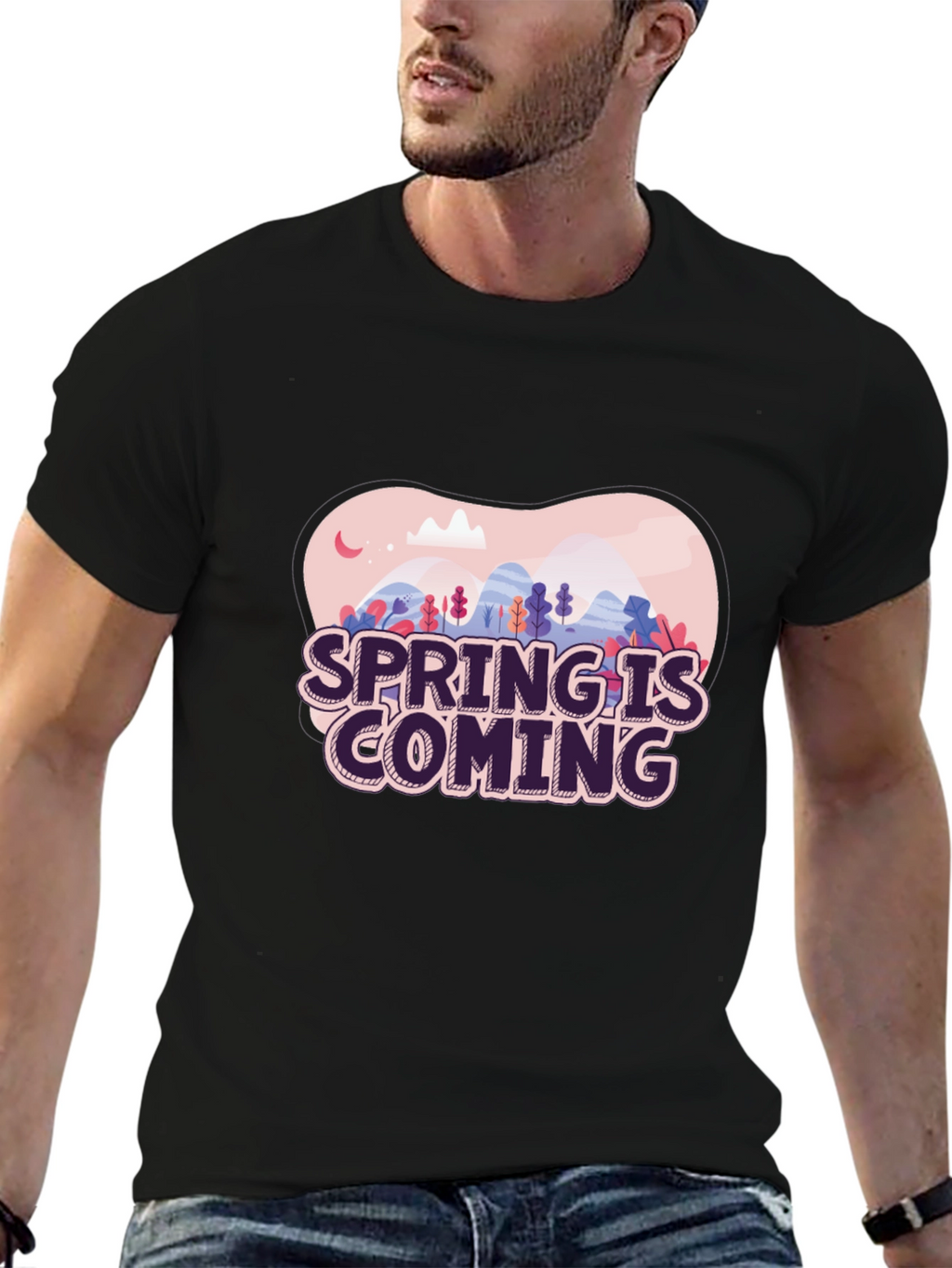 Spring is Coming T-Shirt - Stylish Graphic Tee