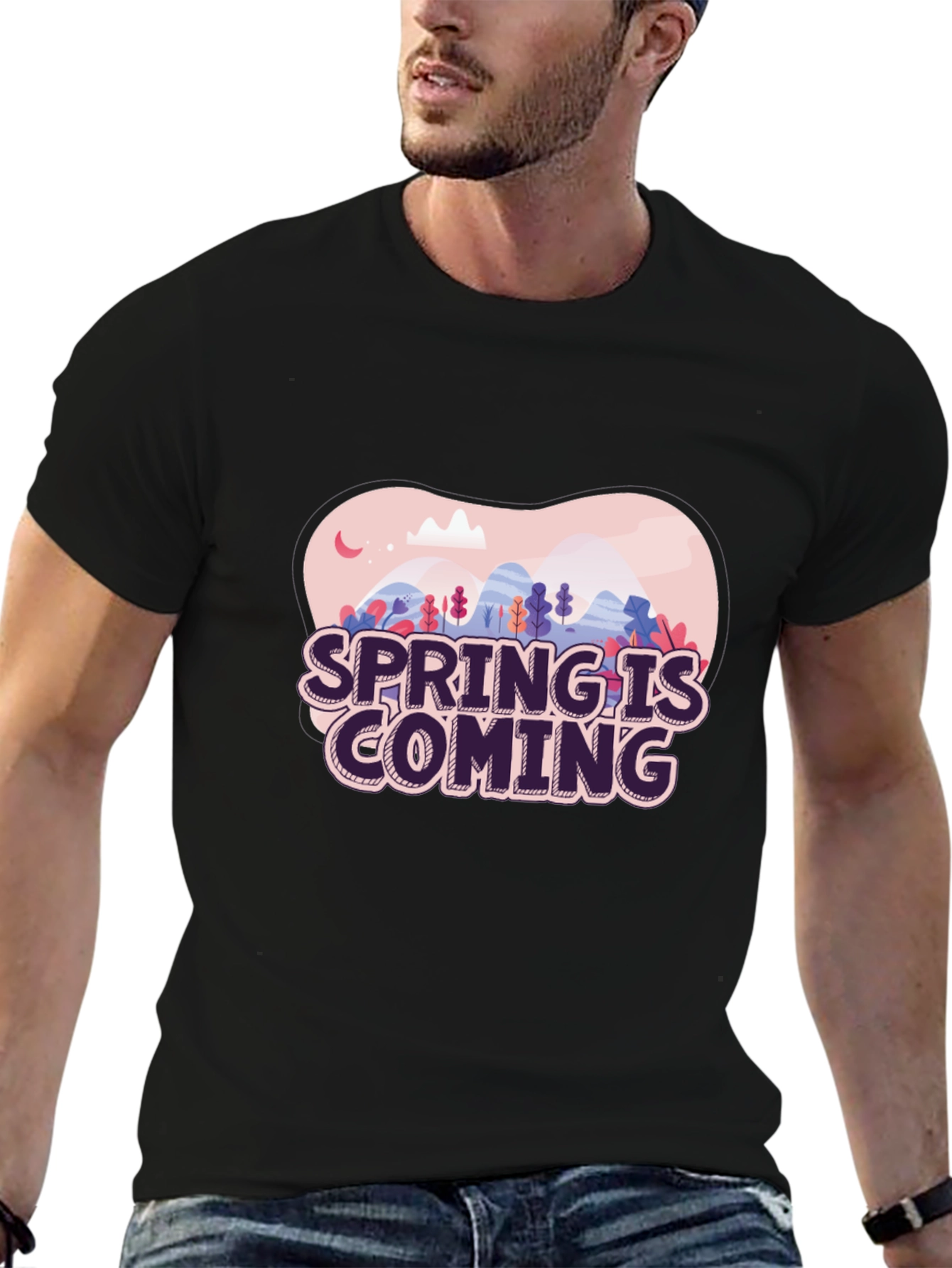 Spring is Coming T-Shirt - Stylish Graphic Tee