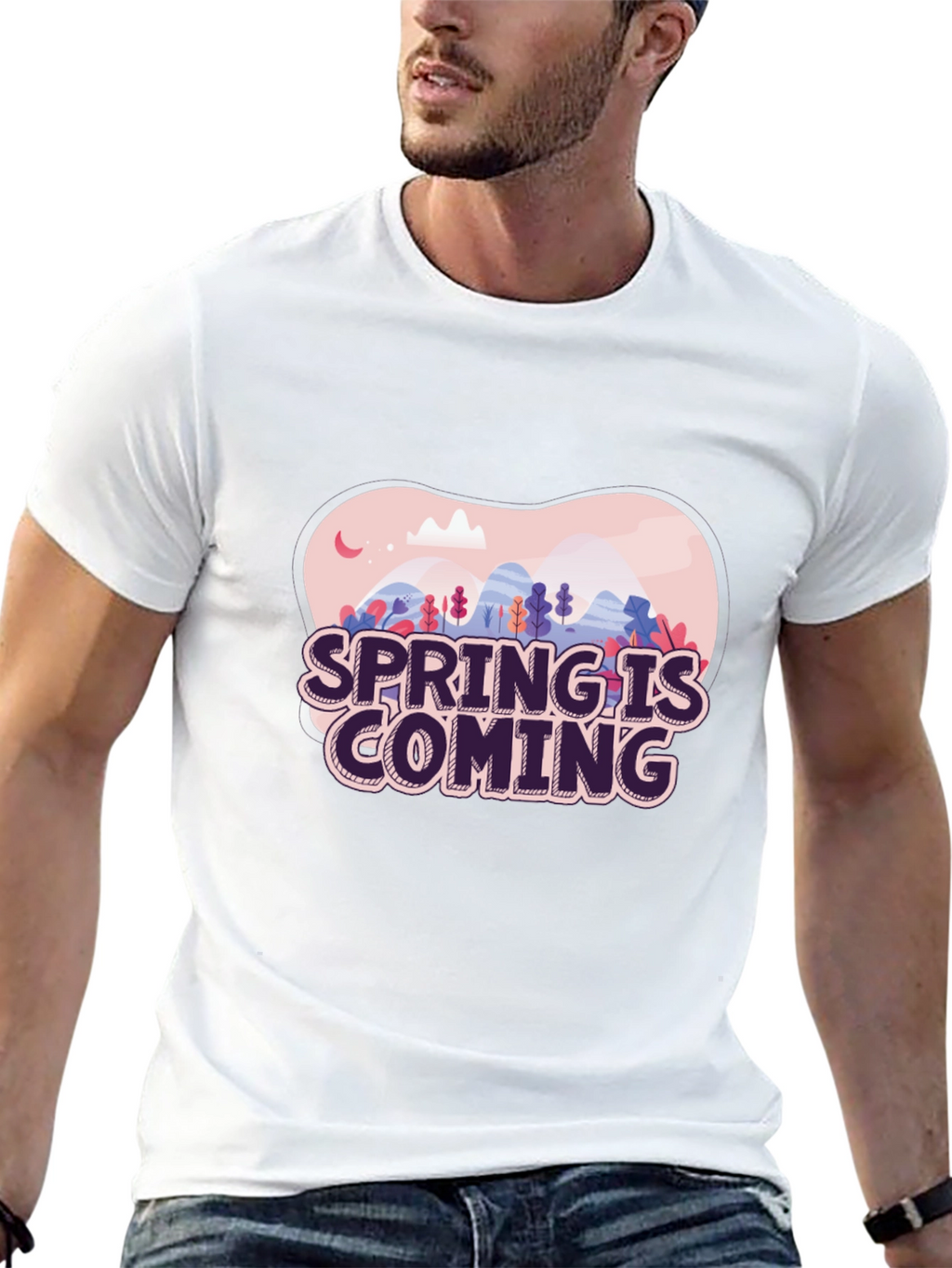 Spring is Coming T-Shirt - Stylish Graphic Tee