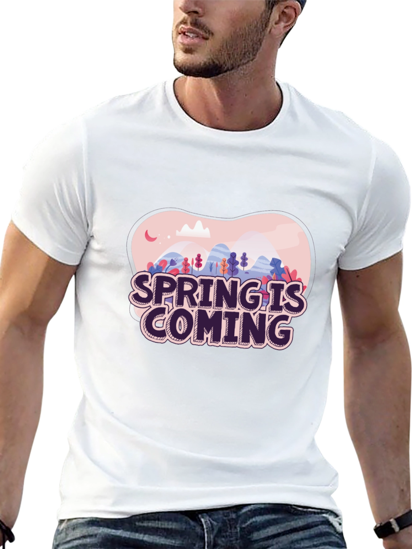 Spring is Coming T-Shirt - Stylish Graphic Tee