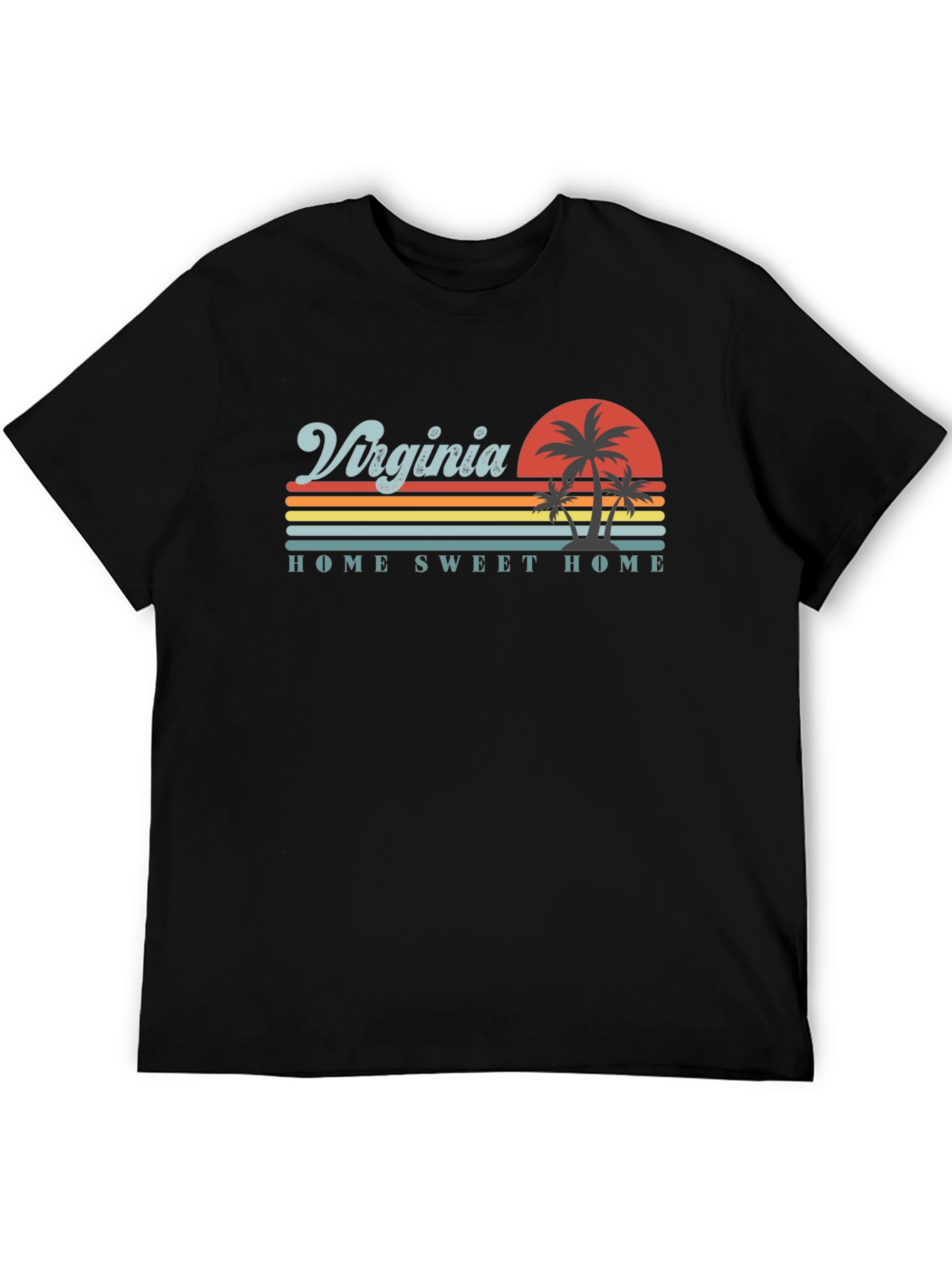 Virginia Home Sweet Home Retro Graphic T-Shirt