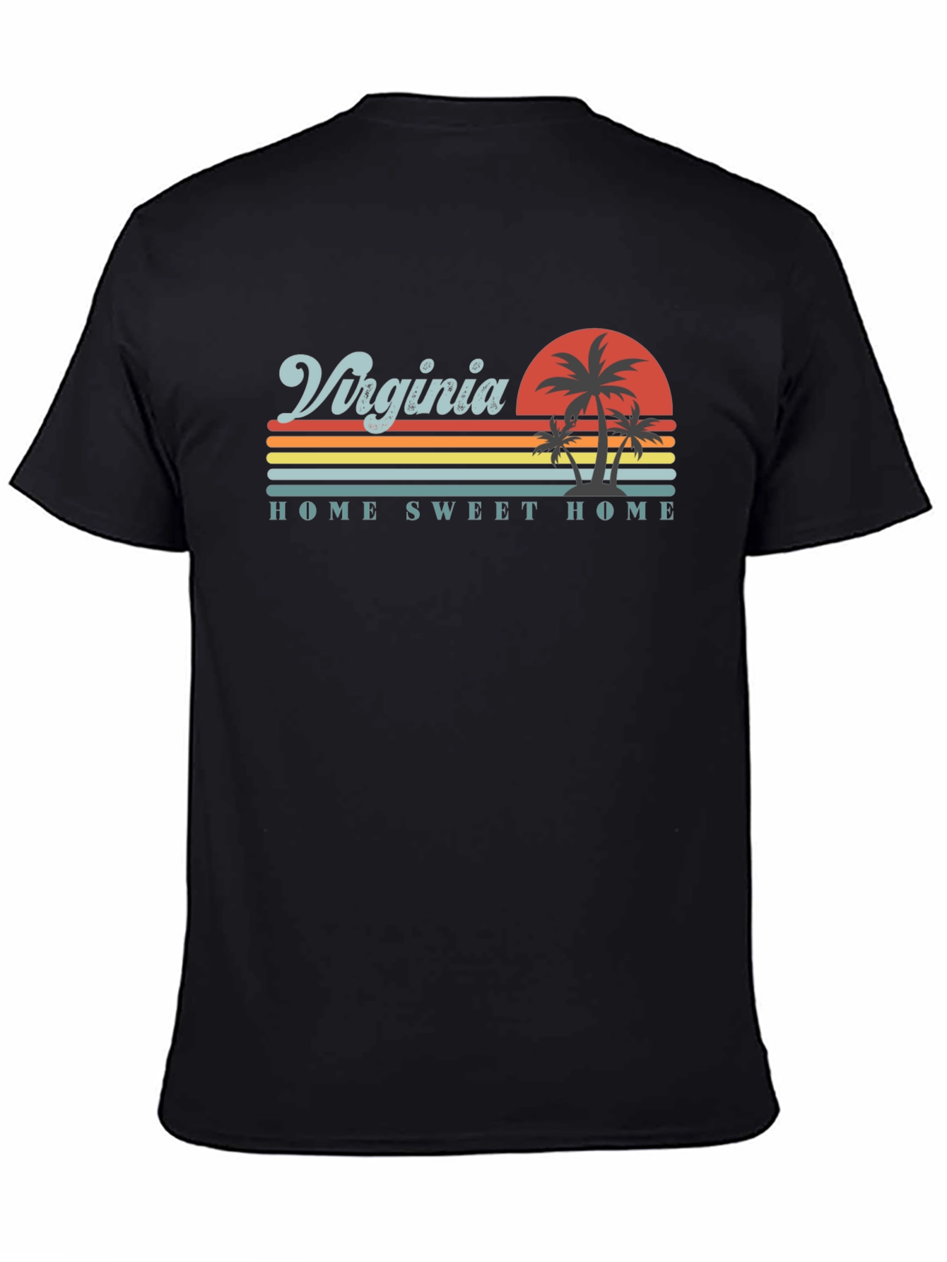 Virginia Home Sweet Home Retro Graphic T-Shirt