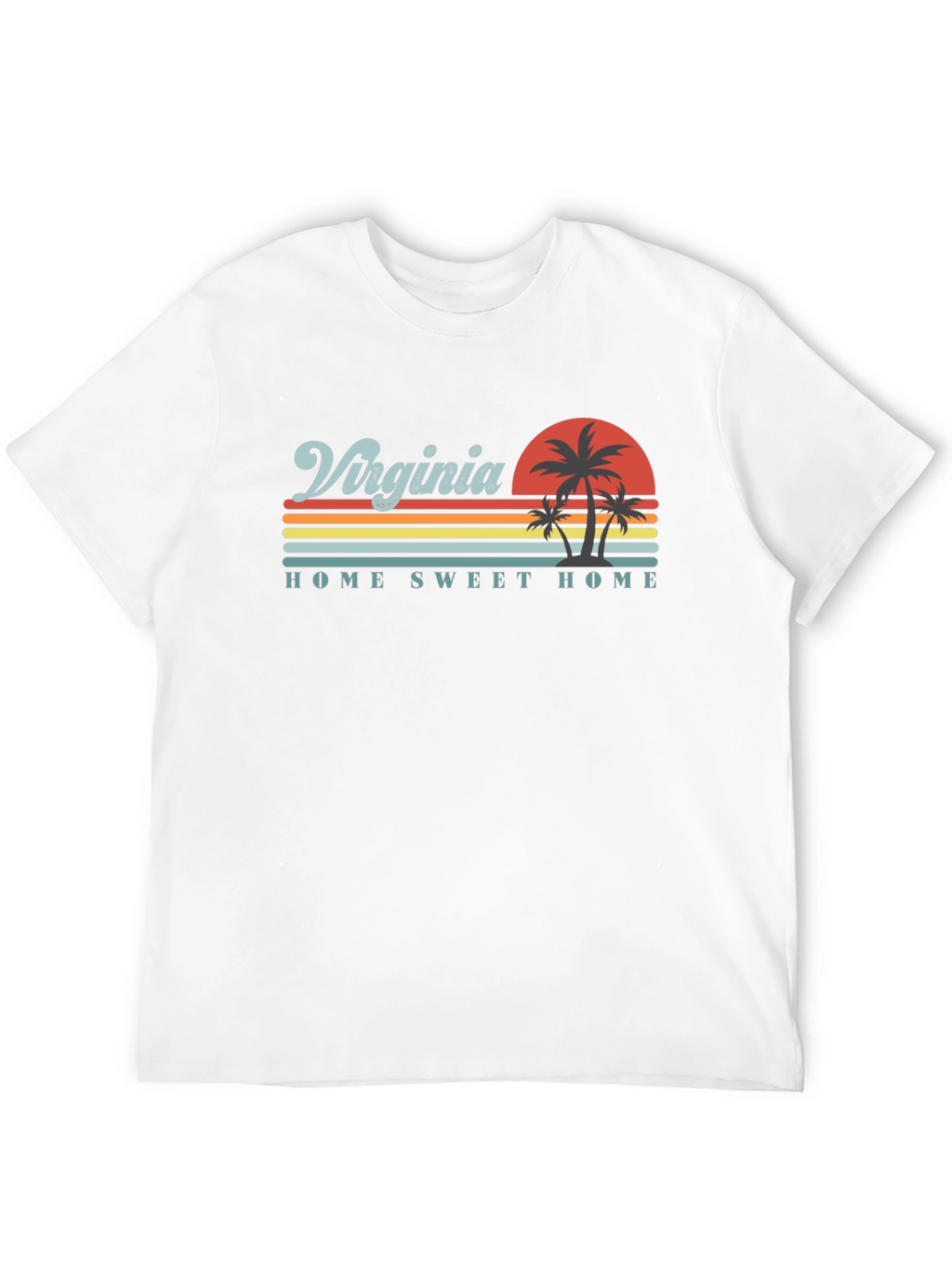 Virginia Home Sweet Home Retro Graphic T-Shirt