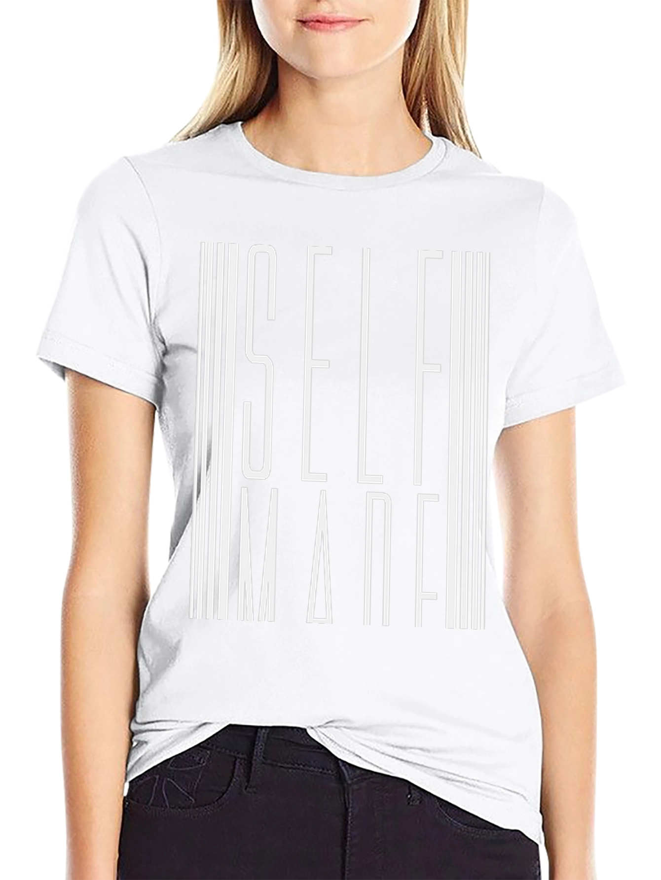 Self Made Graphic Tee - Stylish Black Cotton T-Shirt