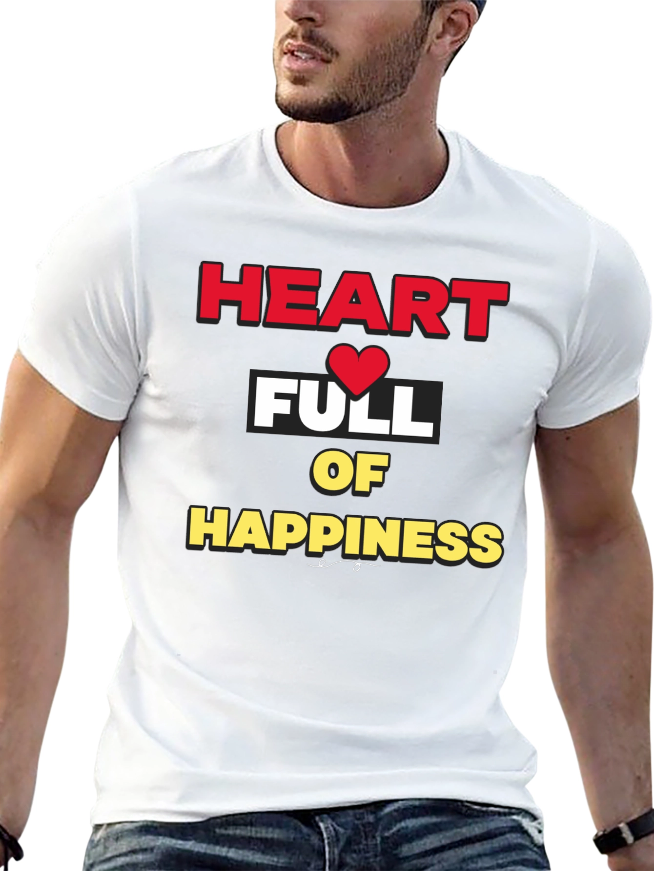 Heart Full of Happiness Graphic Tee