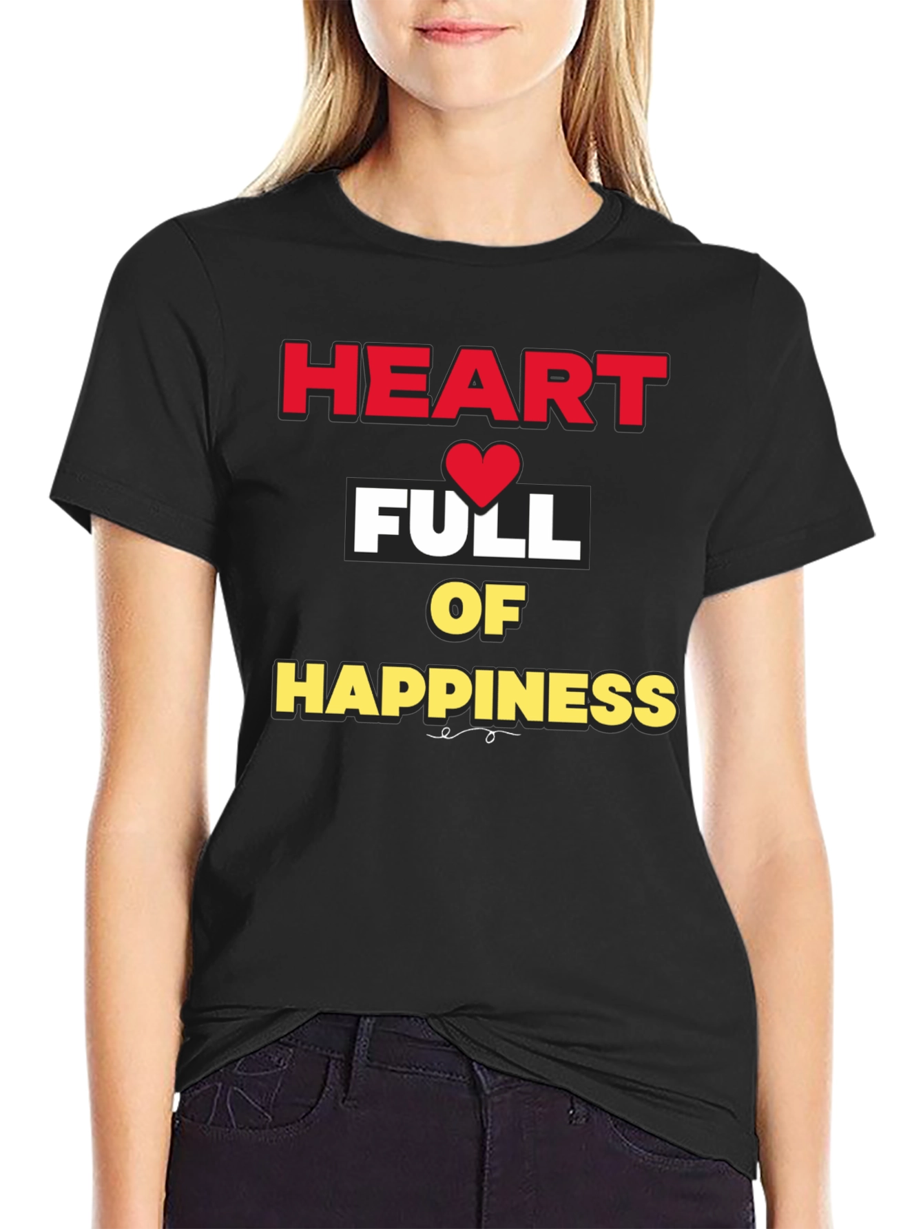 Heart Full of Happiness Graphic Tee