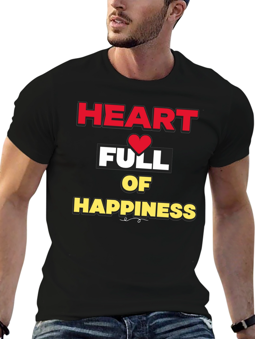 Heart Full of Happiness Graphic Tee