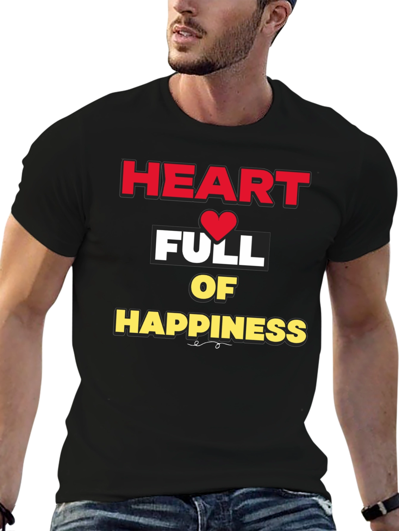 Heart Full of Happiness Graphic Tee