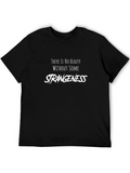 Beauty Without Strangeness Black Graphic T-Shirt