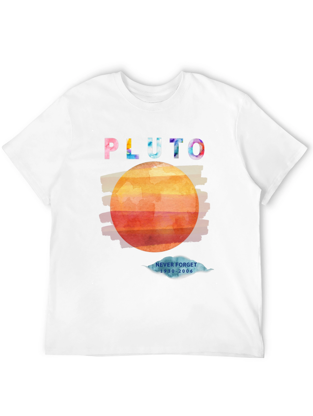 Retro Pluto Graphic T-Shirt - Never Forget 1930-2006