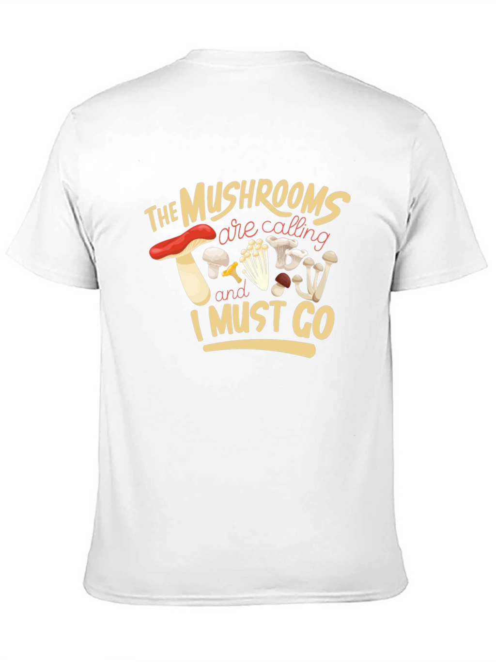 Mushroom Calling T-Shirt - Nature Lover Tee