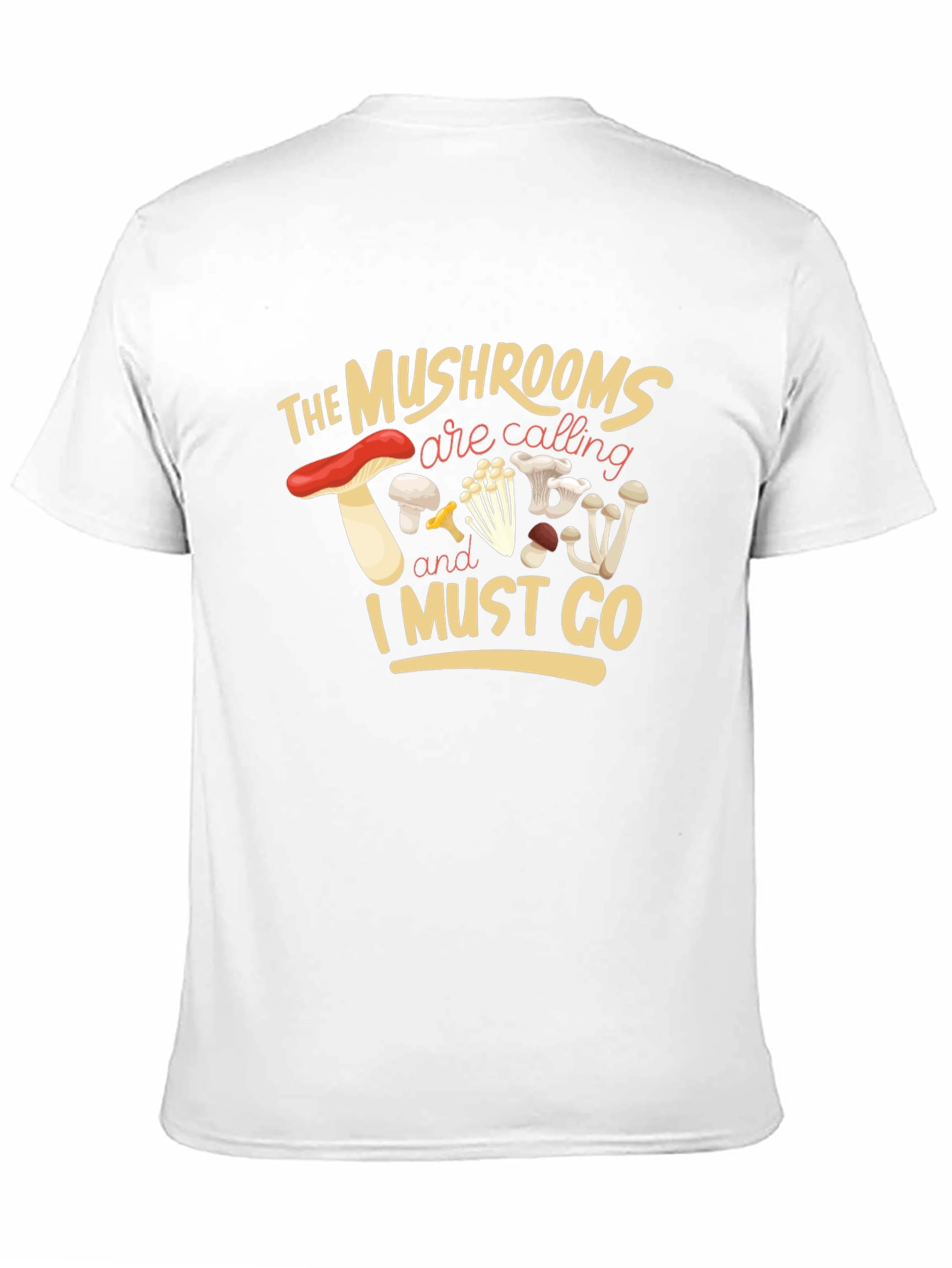 Mushroom Calling T-Shirt - Nature Lover Tee