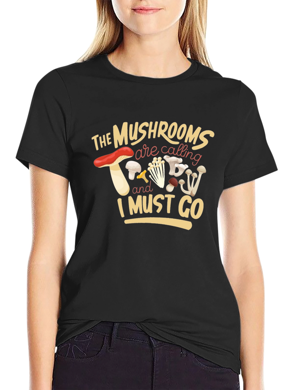 Mushroom Calling T-Shirt - Nature Lover Tee