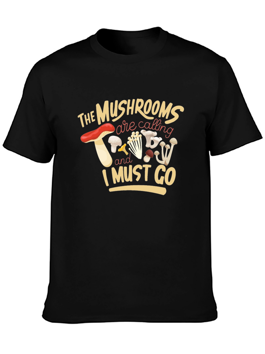 Mushroom Calling T-Shirt - Nature Lover Tee