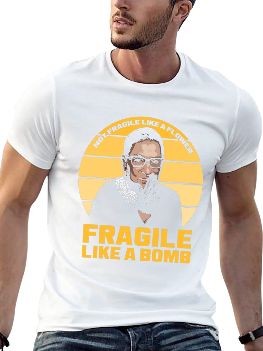 Fragile Like A Bomb RBG T-Shirt
