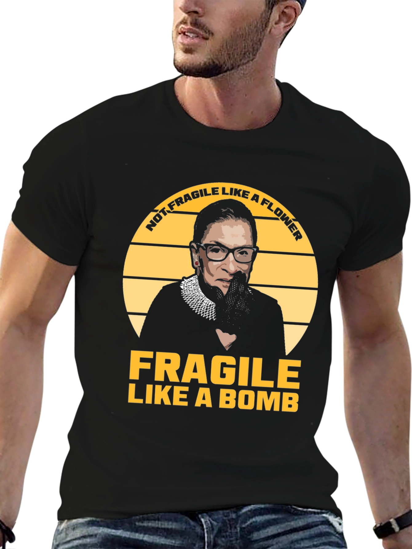 Fragile Like A Bomb RBG T-Shirt