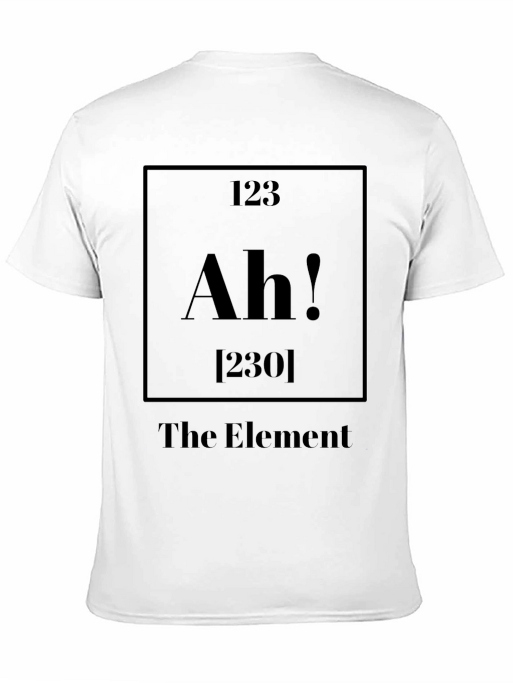 Ah! The Element Graphic T-Shirt - Black