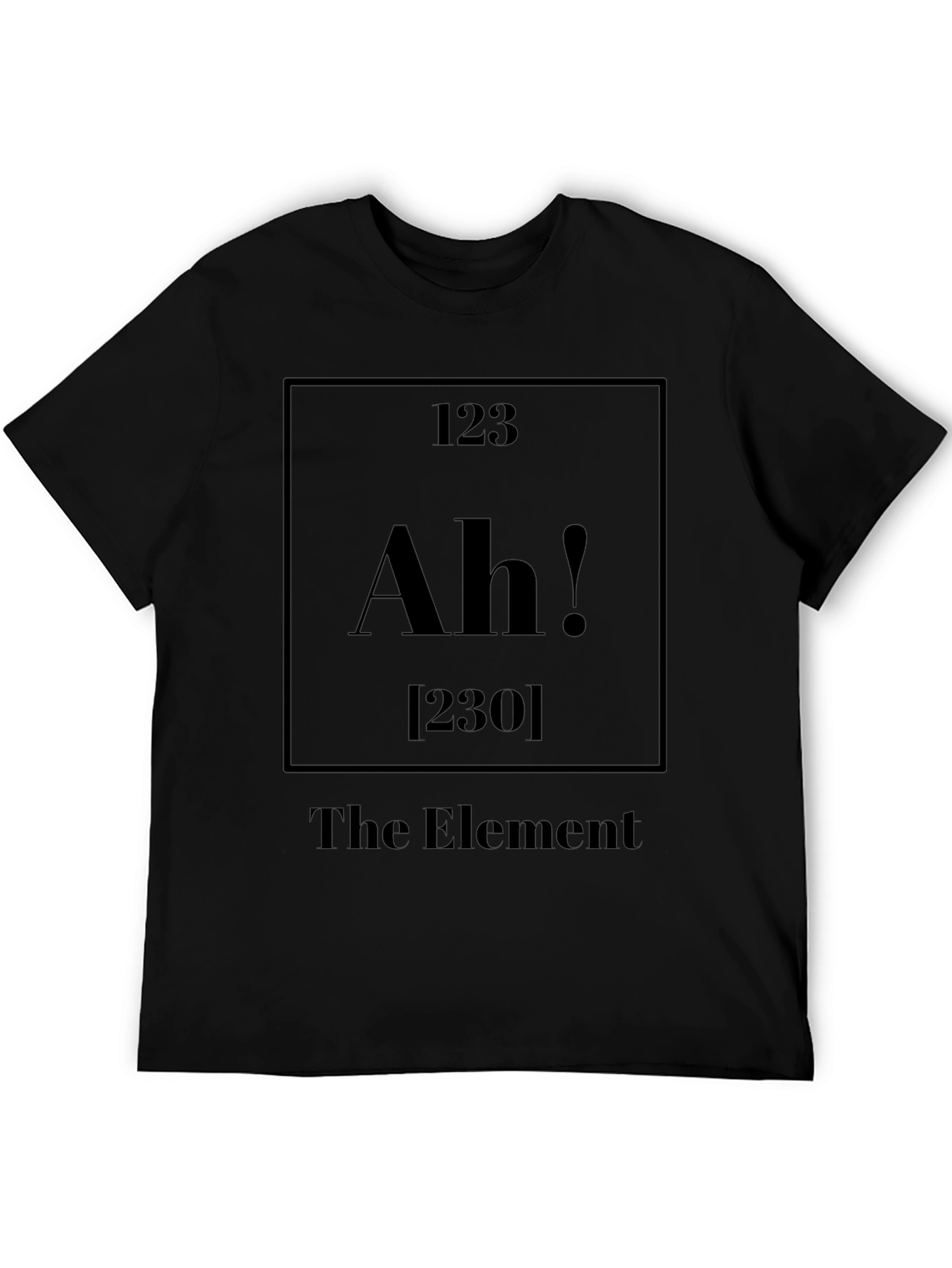 Ah! The Element Graphic T-Shirt - Black