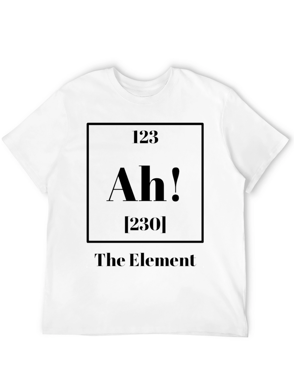 Ah! The Element Graphic T-Shirt - Black