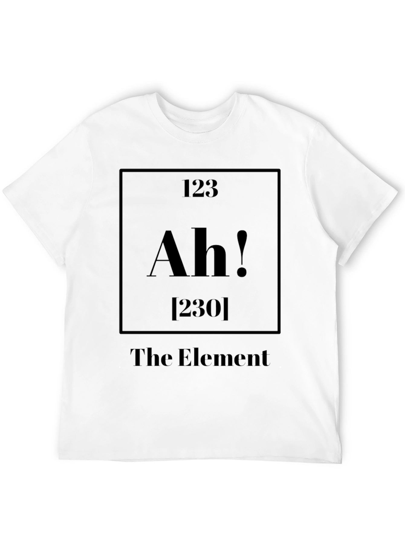 Ah! The Element Graphic T-Shirt - Black