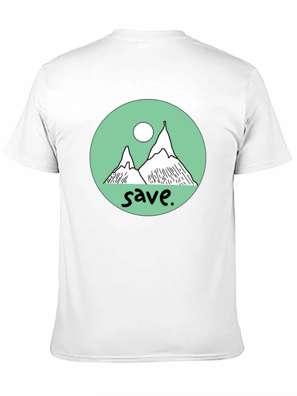 Save the Mountains Graphic Tee - Black