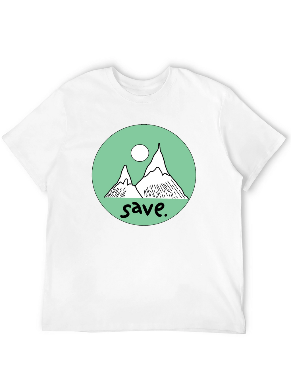 Save the Mountains Graphic Tee - Black
