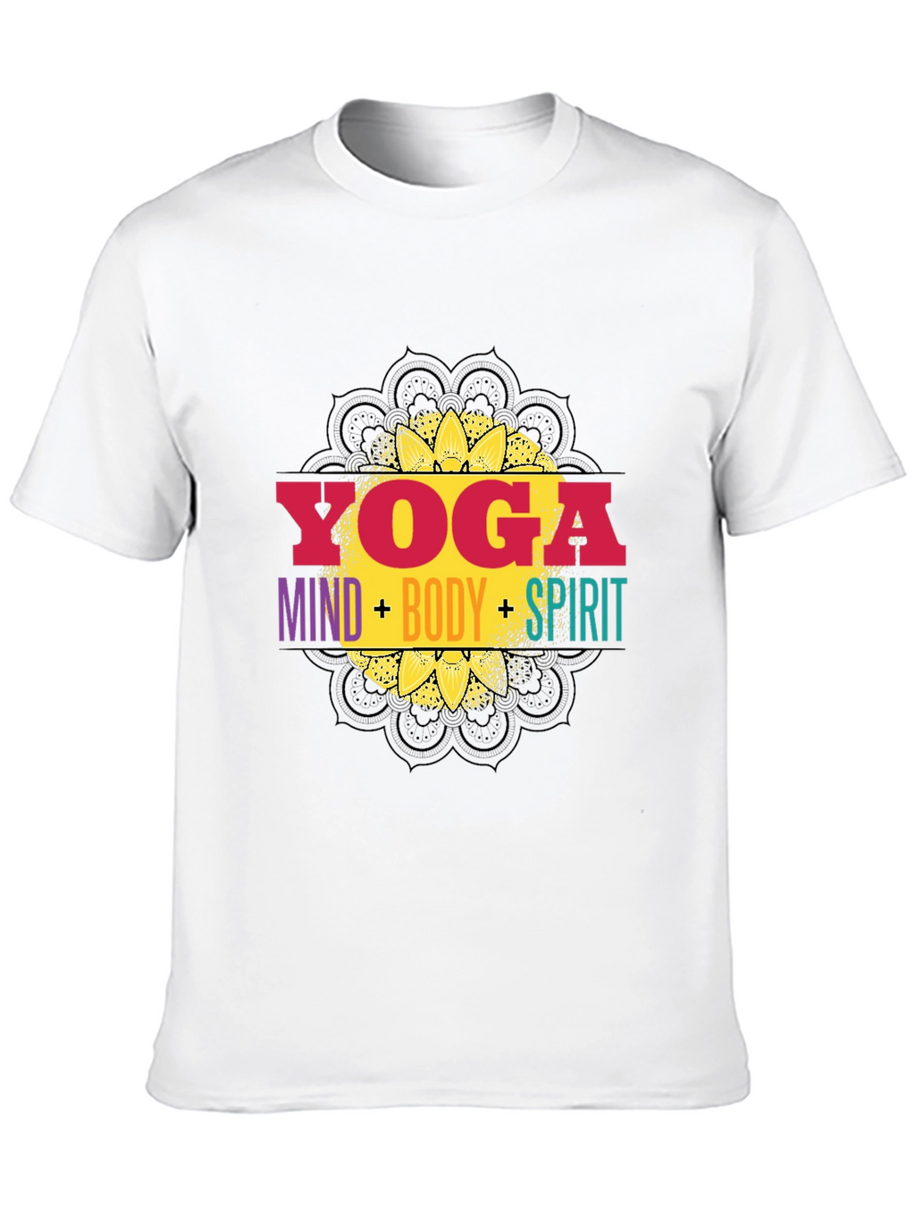 Yoga Mind Body Spirit Graphic Tee