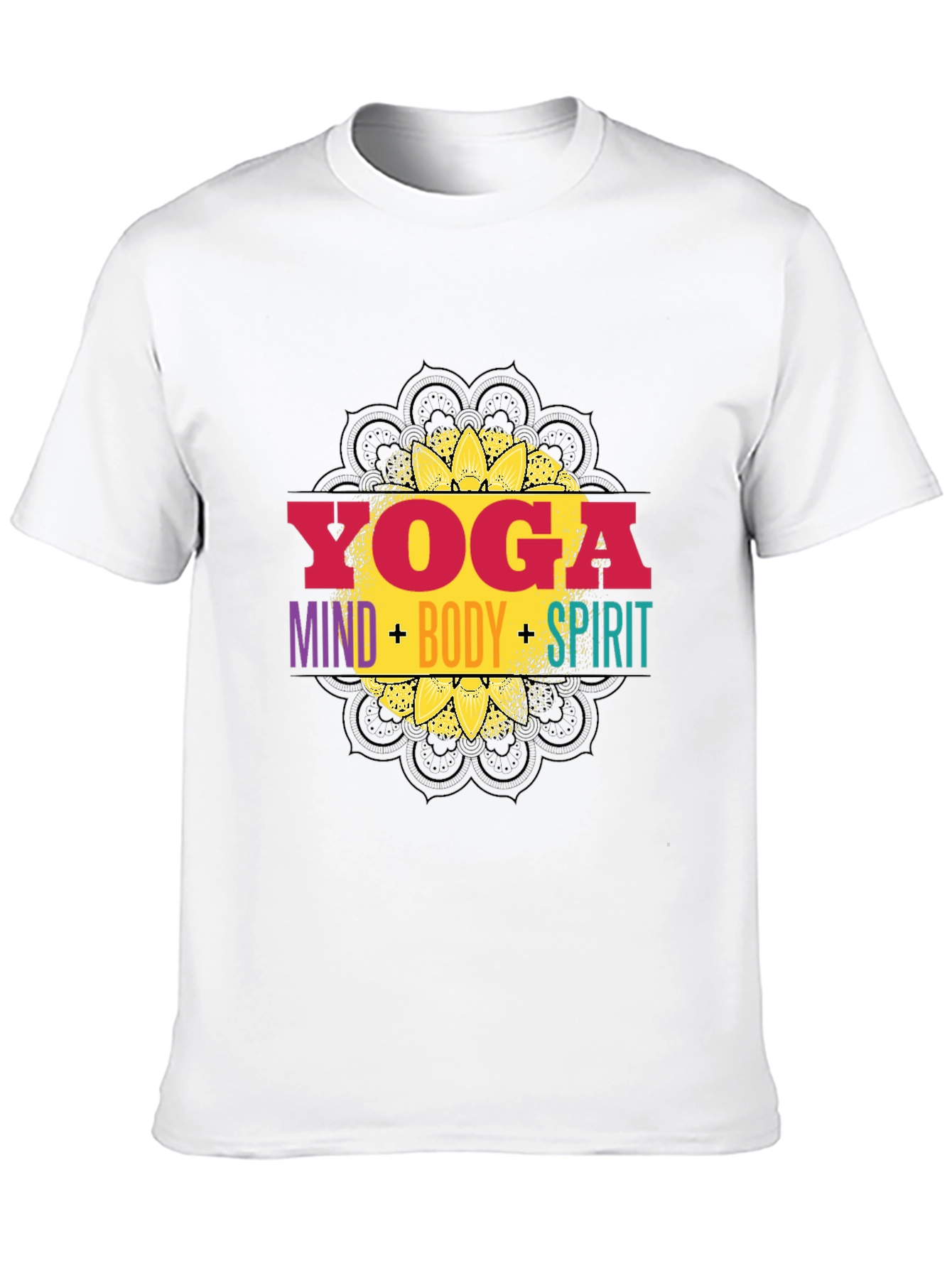 Yoga Mind Body Spirit Graphic Tee