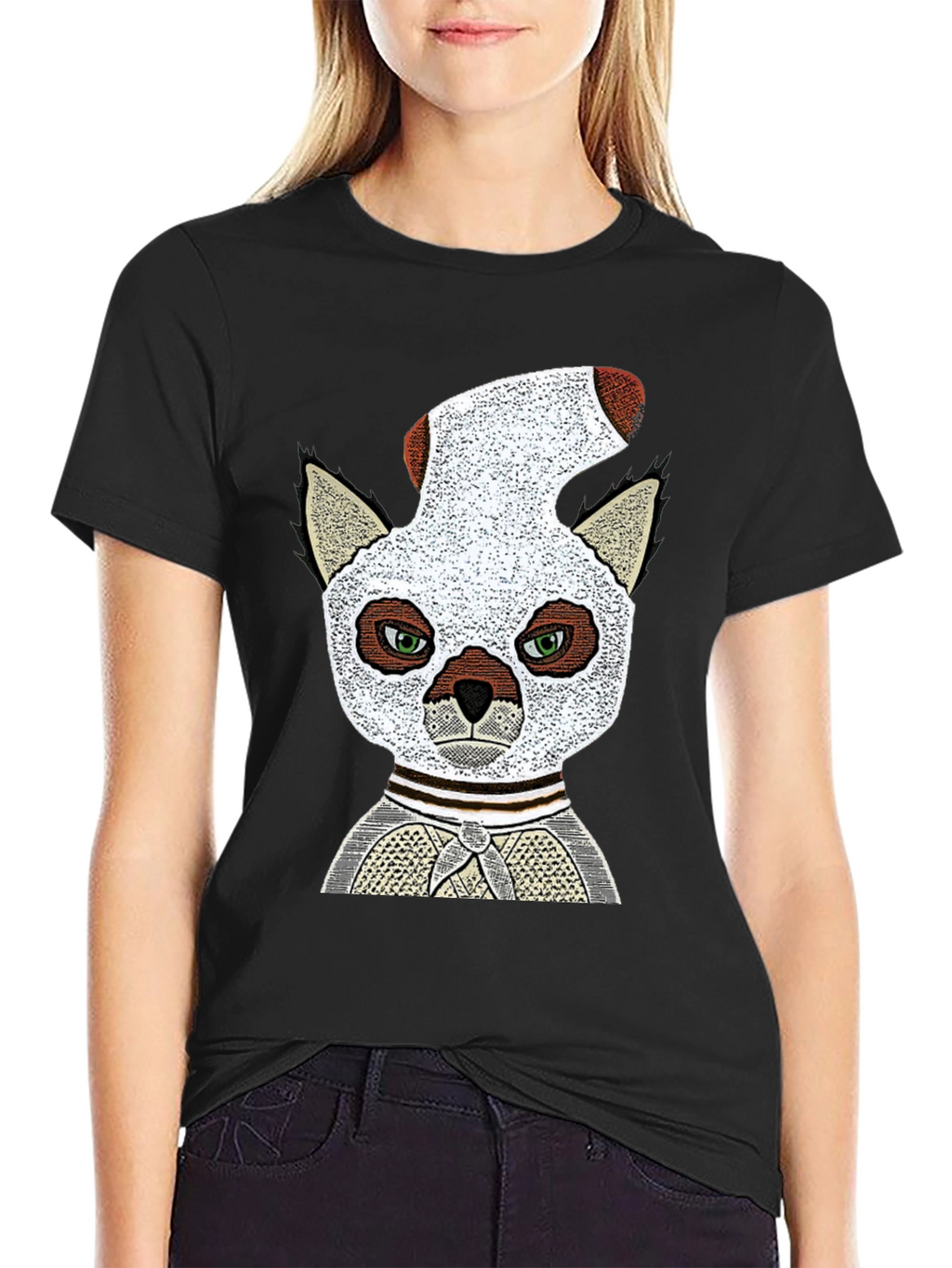 Lemur Sock-Head Graphic Tee - Unique Comfy