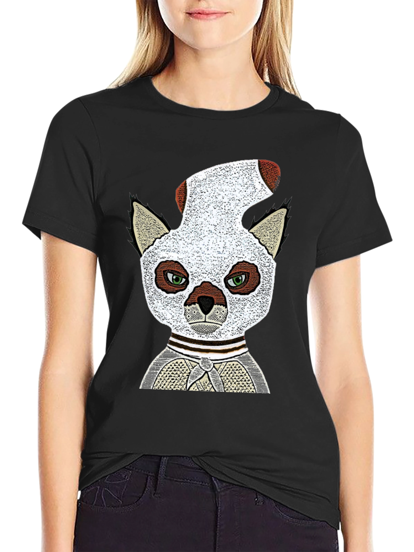 Lemur Sock-Head Graphic Tee - Unique Comfy