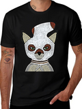 Lemur Sock-Head Graphic Tee - Unique Comfy
