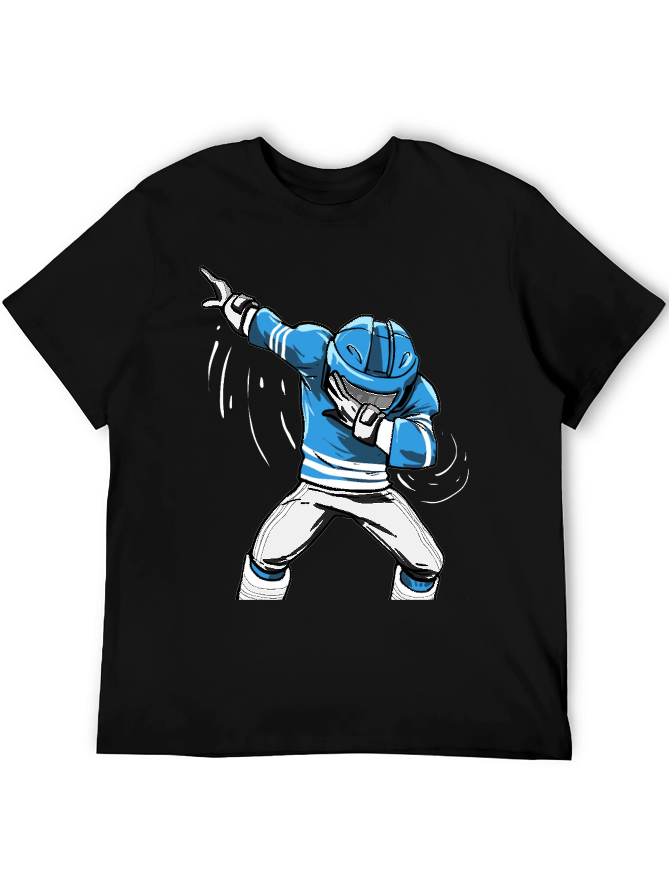 Dabbing Hockey Player Graphic T-Shirt