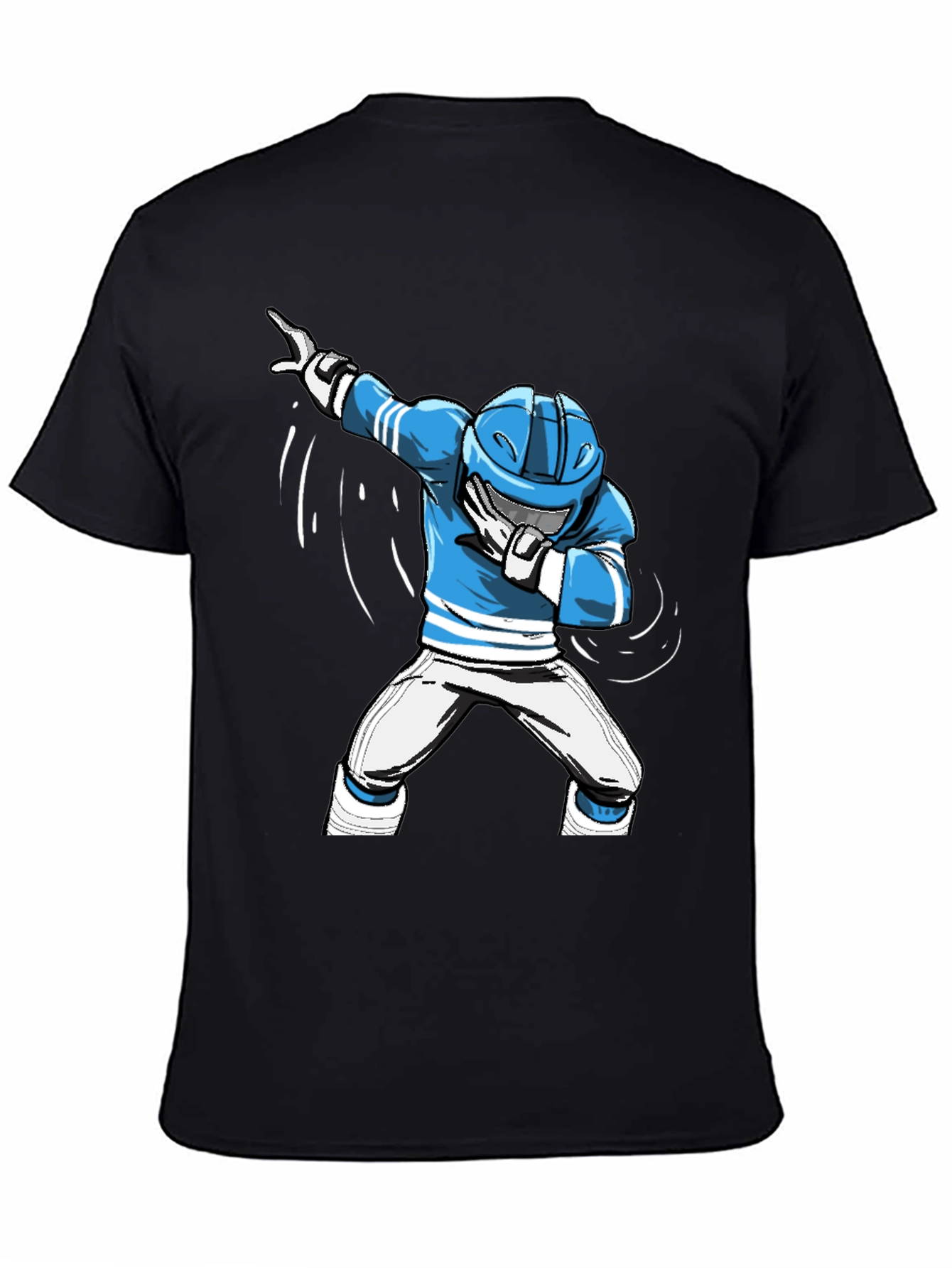 Dabbing Hockey Player Graphic T-Shirt