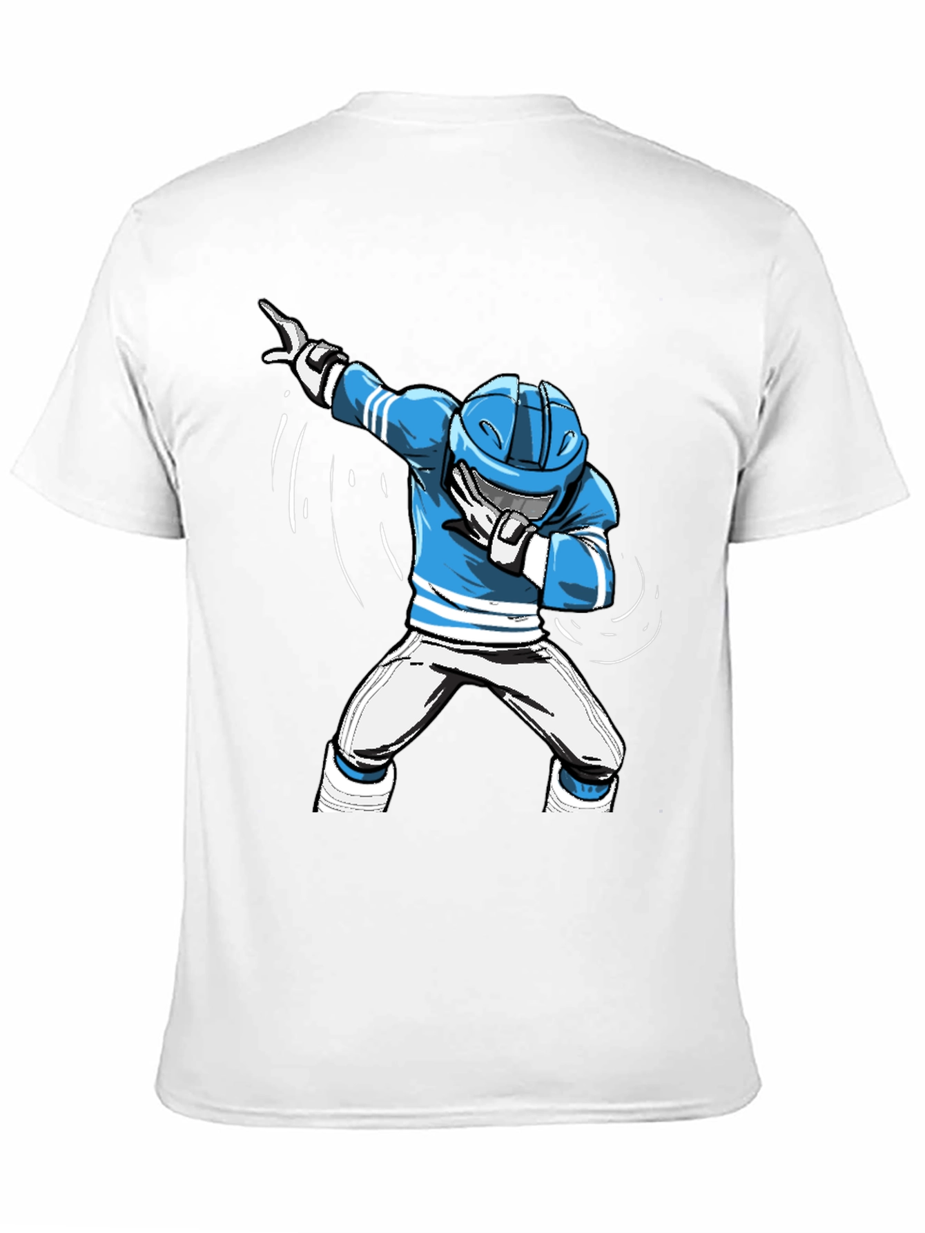 Dabbing Hockey Player Graphic T-Shirt