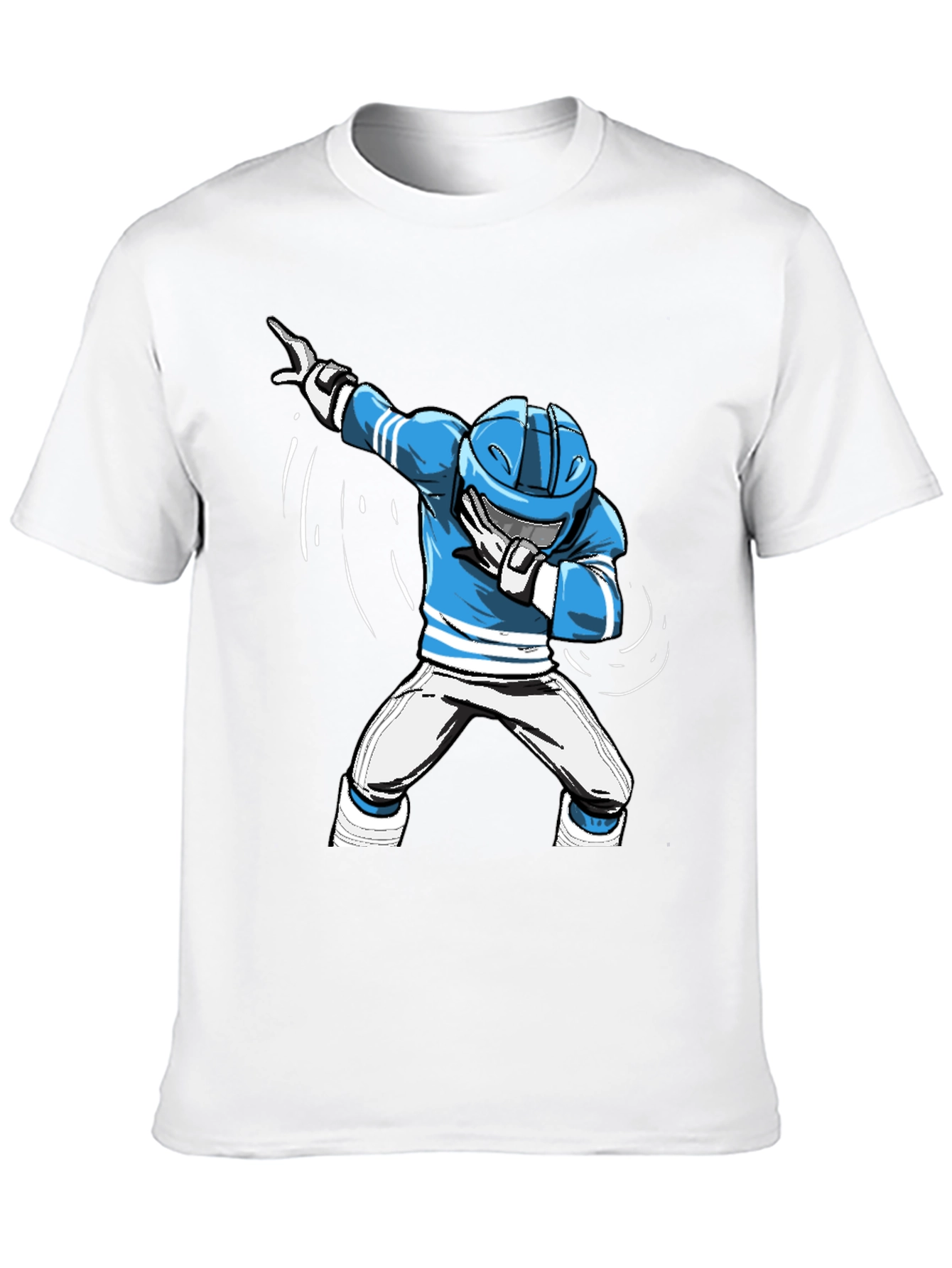 Dabbing Hockey Player Graphic T-Shirt