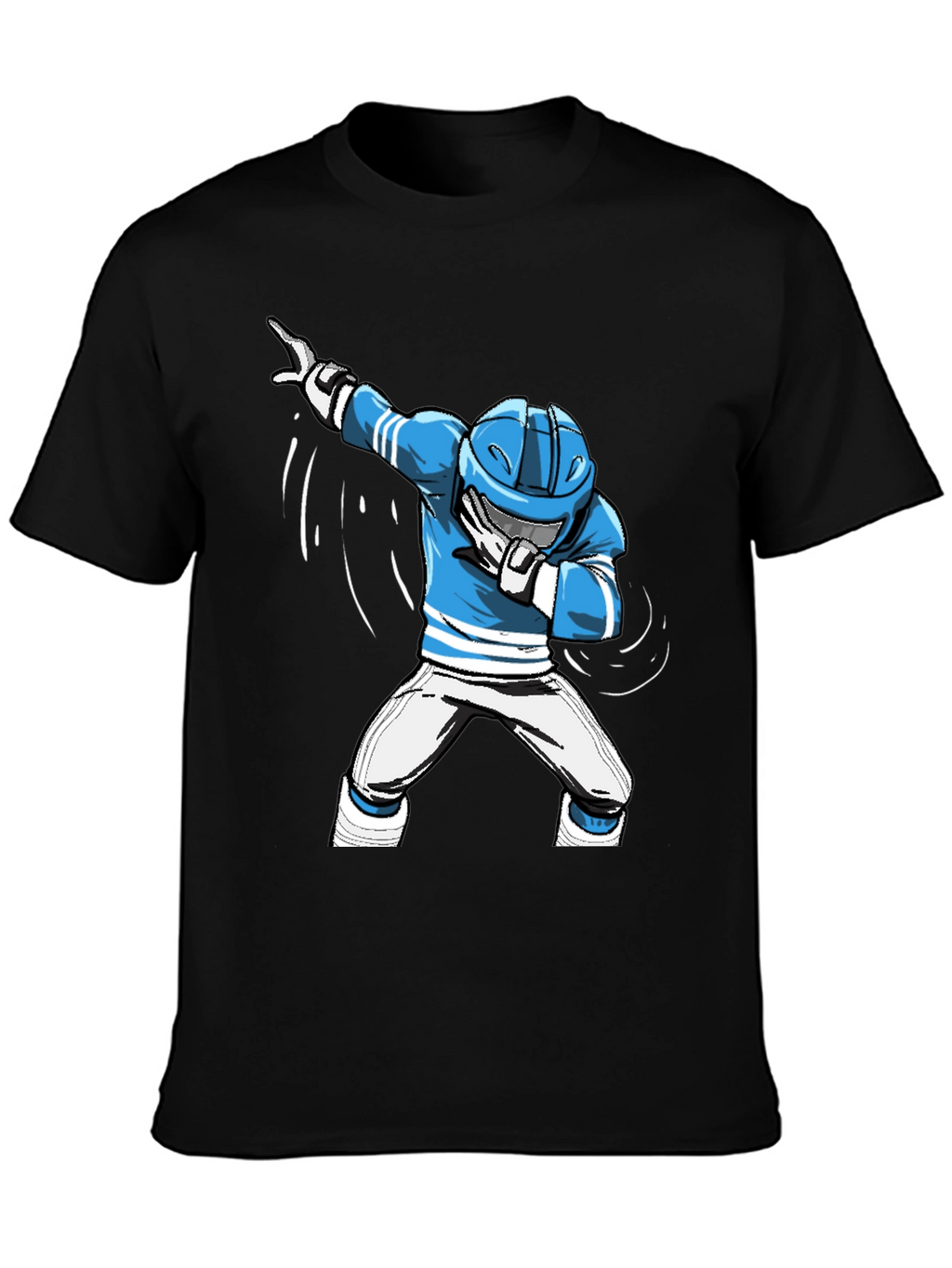 Dabbing Hockey Player Graphic T-Shirt