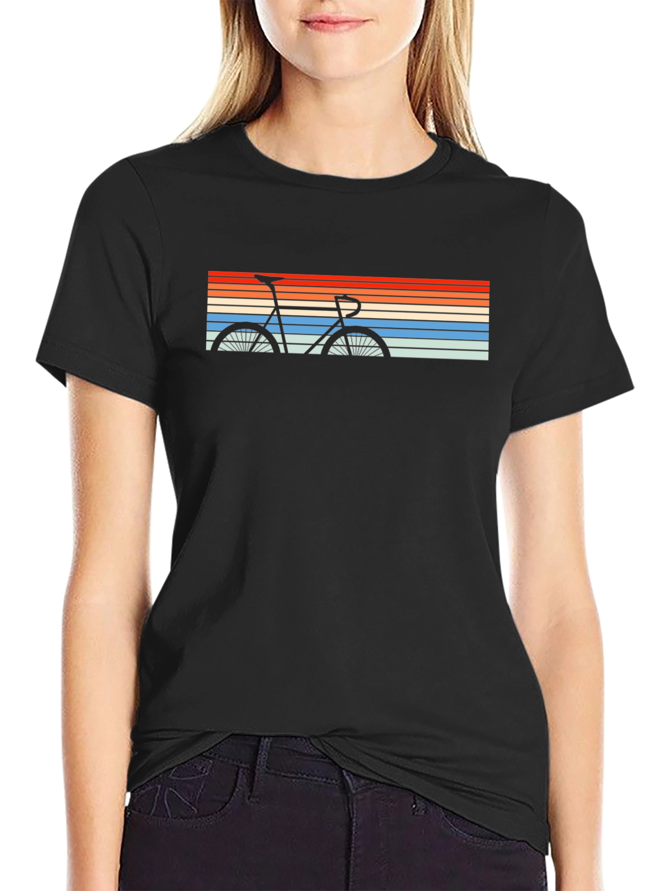 Retro Bike T-Shirt - Vintage Cycling Style