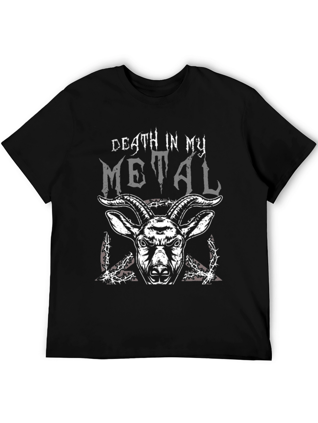 Death in My Metal Graphic T-Shirt