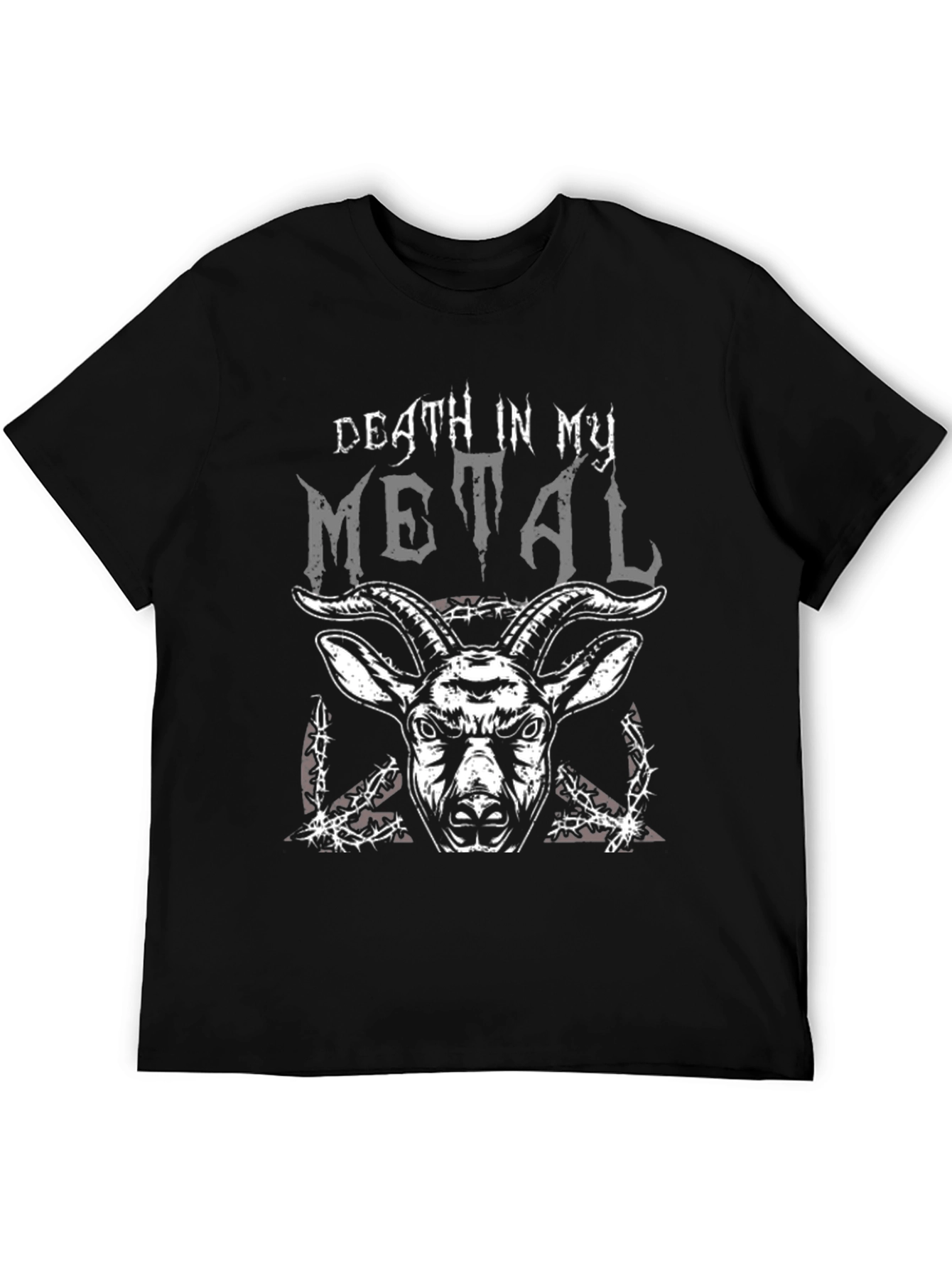 Death in My Metal Graphic T-Shirt