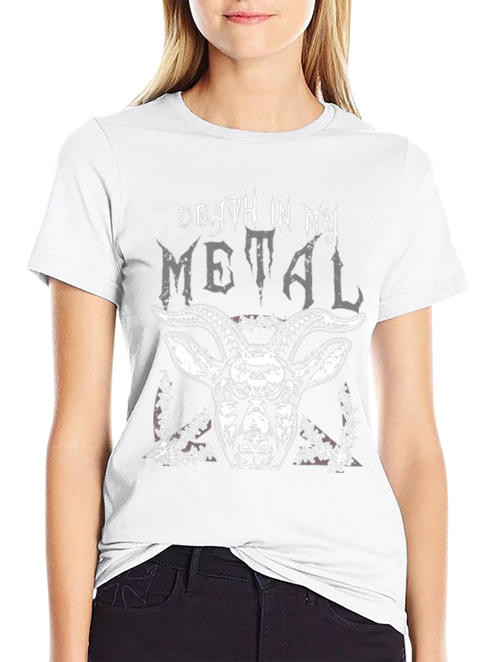 Death in My Metal Graphic T-Shirt