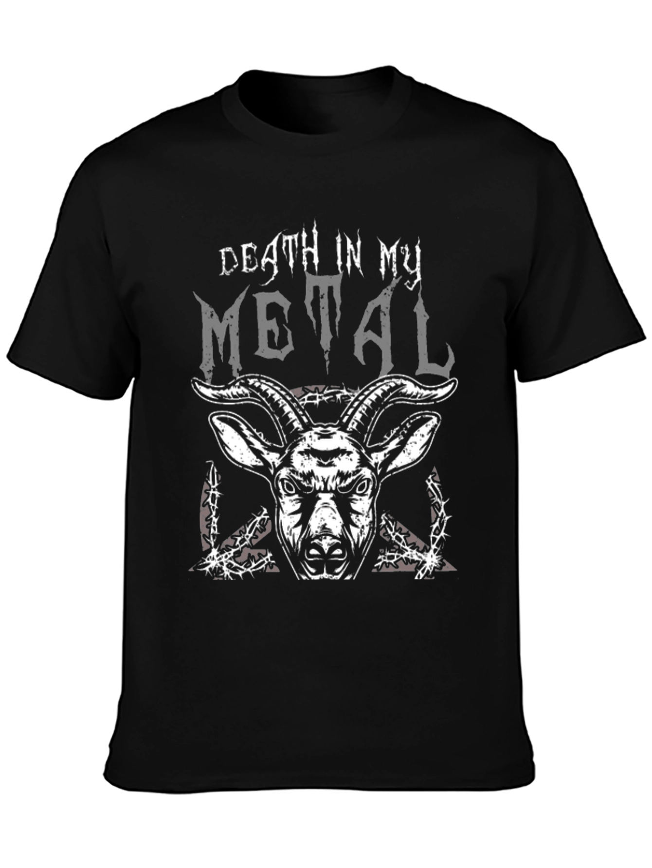 Death in My Metal Graphic T-Shirt